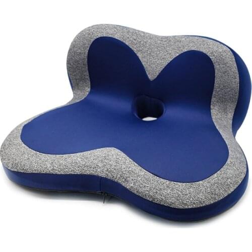 Flower Shape Memory Foam Coccyx Seat Cushion for Office Chair Car Seat Tailbone Pain Relief