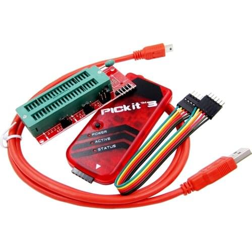 1set PICKIT3 Programmer + PIC ICD2 PICKit 2 PICKIT 3 Programming Adapter Universal Programmer Seat