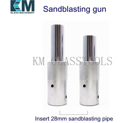 Straight in high pressure sand blasting gun