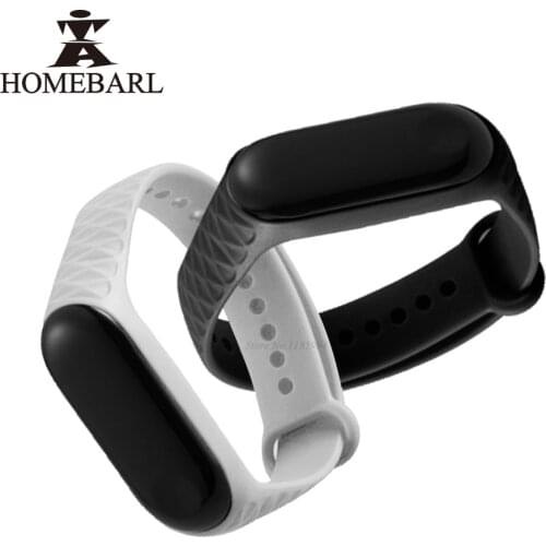 Replace Bracelet For Xiaomi Mi Band 3 Band 4 Sport Strap Watch Silicone Wrist Straps Band3 Miband3 Support Screen Protector