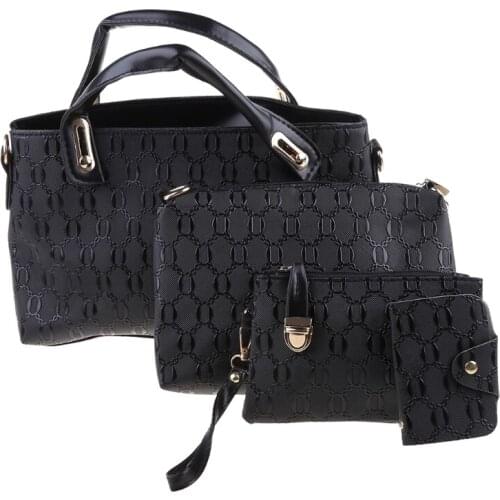 Handbag for Women Tote Bag Shoulder Bags Satchel 4pcs Purse Set