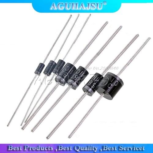 20PCS Rectifier Diode 1N5408 1N5404 1N5401 1N5822 1N5818 UF5408 UF5402 6A10 10A10 DO-27