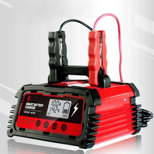 High Power Battery Charger Automatic Stop DC 100A 200A 12V24V Car Charger Full Intelligent Universal Repair Lead-acid Batteries
