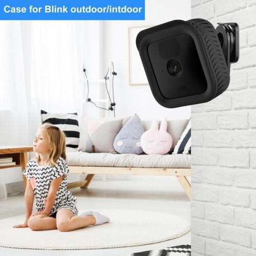 1/2/3pcs Soft Silicone Skin Cover For Blink Outdoor/intdoor Camera Case Cover Weatherproof UV-resistant Protective Cases