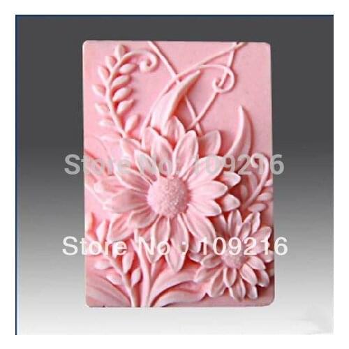 1pcs Bouquet(S090) Silicone Handmade Soap Mold Crafts DIY Mold