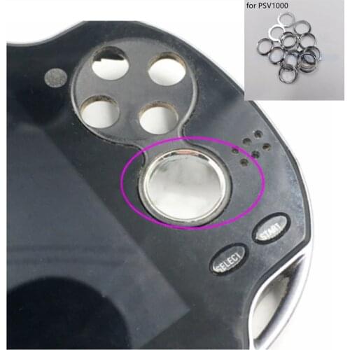 10pcs New Silver Ring replacement for PSV 1000 PSV1000 LCD Screen Len for PS Vita PSV1000 Game Console Replacement parts