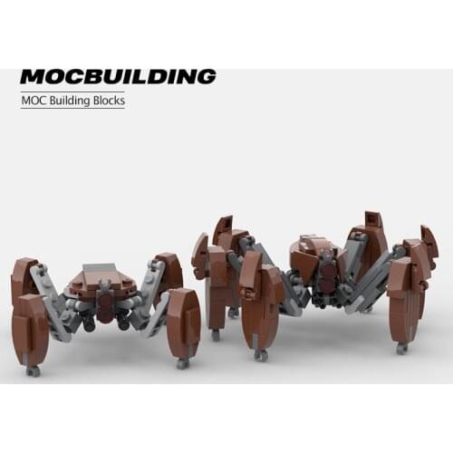 219Pcs Star Movie Droid Building Blocks Space Battle Droids Crab Bricks Toys For Children Gifts Four Legs And Six Legs