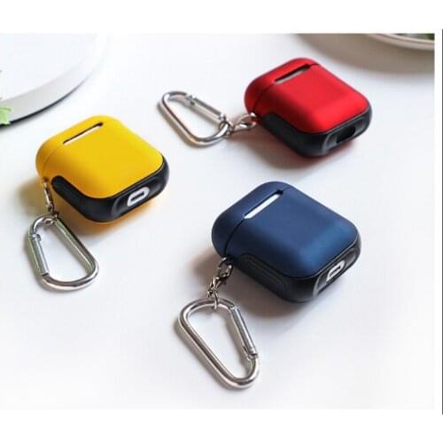 Anti-lost apple airpods2 bluetooth wireless headset multi-color choice of dirt-resistant glossy material protective cover J06