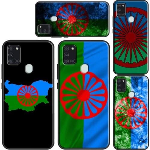 Gypsy Romani Roma Flag Cover Case For Samsung A32 A52 A72 A12 A42 A21S A20e A11 A31 A51 A71 A10 A30S A40 A50 A70