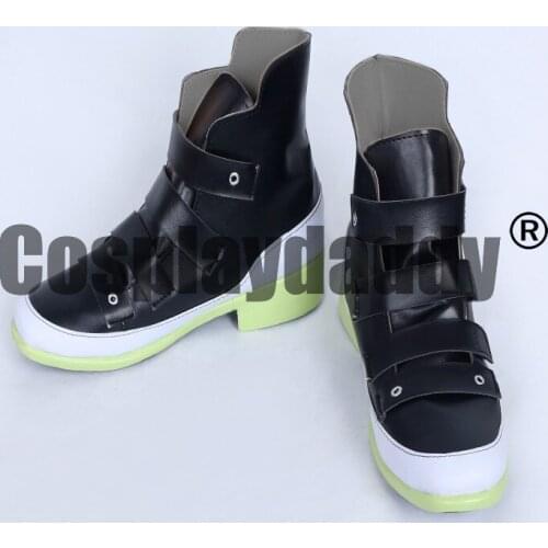 Girls Frontier HK Black Cosplay Short Shoes Boots S008