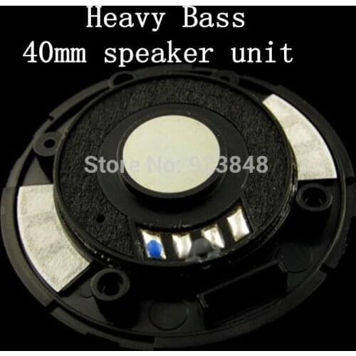 40MM speaker unit headset driver Heavy bass unit 2pcs