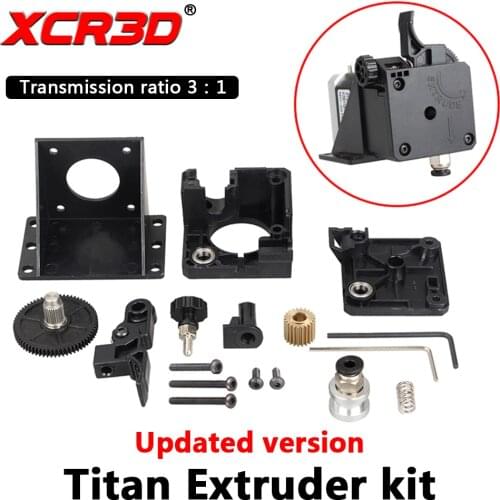 XCR3D Titan Extruder 3D Printer Parts For E3D V6 Hotend J-head Bowden Mounting Bracket 1.75mm Filament 3:1 transmission ratio