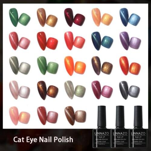 Cat Eye Nail Gel Polish 9D Laser Magnet Varnishes Soak Off UV LED Shimmer Magnetic Lacquers Shiny Beauty Design Polishes