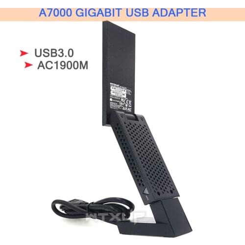 A7000 wlan gigabit USB Adapter Dual Band for Nighthawk AC1900 NETGEAR USB 3.0 Dongle wifi receiver support windows/Mac OS