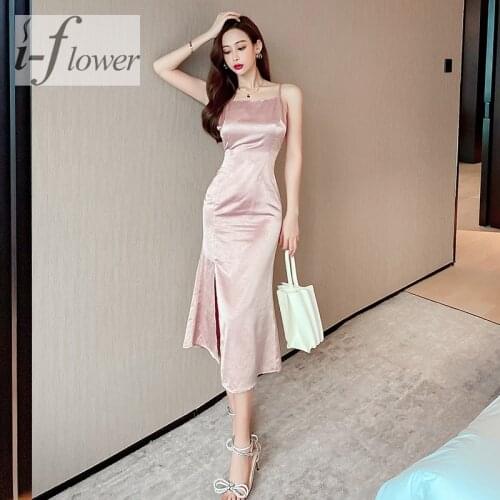 I-Flower Straight Summer Dresses