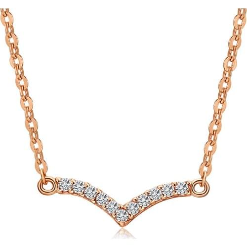 Hot Sale Women Jewelry Gold Color Plated Chain Necklace Pendant Inlaid CZ Pendant Bird Shape High Quality New A1472