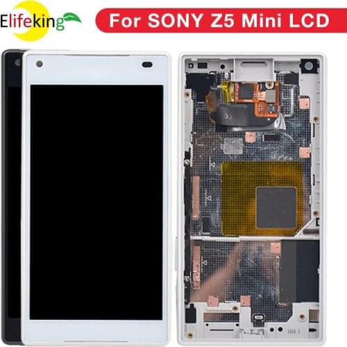 4.6" Original LCD For SONY Xperia Z5 Compact LCD Display Touch Screen with Frame SONY XPERIA Z5 Compact LCD Z5 mini E5823 E5803