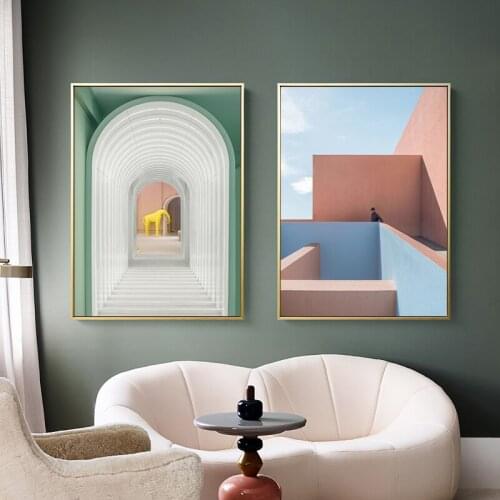 Still life Landscape Posters Nordic Fascinating Mordern Travel Architecture Wall Art Trendy Canvas Paintings Living Room Decor