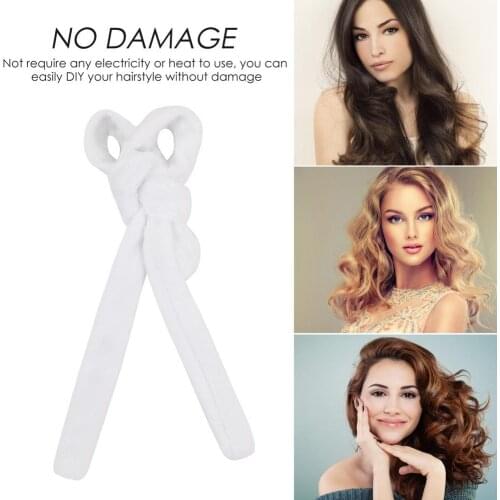 1pcs Heatless Hair Curler No Heat Silk Wave Formers Hair Curl Headband Curls Silk Tube Soft Wave Formers Women Hair Styling Tool