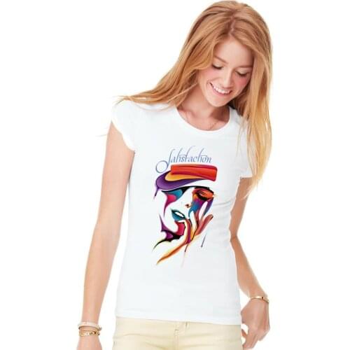 Personalized Custom Satisfaction White Lady T-Shirt