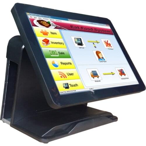 Lowest Price POS J1900/8GB/256GB Point Of Sales 15 Inch Cashier Register POS System for Retail Business