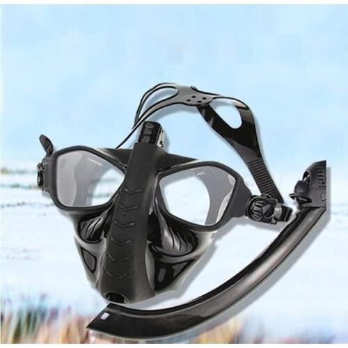 RTAAN Full dry snorkeling full dry diving mask diving equipment silicone diving mask