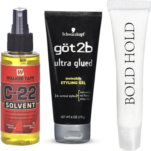 Got2b Glued Freeze Spray Ultra Glued Invincible Styling Hair Gel C-22 Adhesive Remove Liquid lace wig adhesive waterproof glue