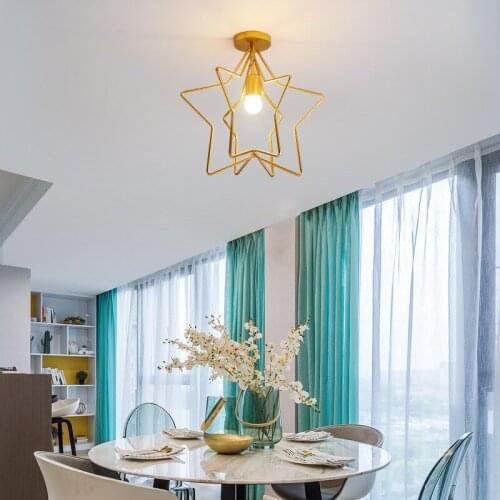 LED Ceiling Light Modern Lamp Living Room Lighting Fixture Bedroom Kitchen Surface Mount Star Ceiling Lights