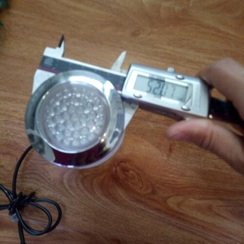 10PCS waterproof RGB underwater LED bathtub light LED hot tub lamp hole size 53-55-60mm LED Spa light WITH controller & adapter