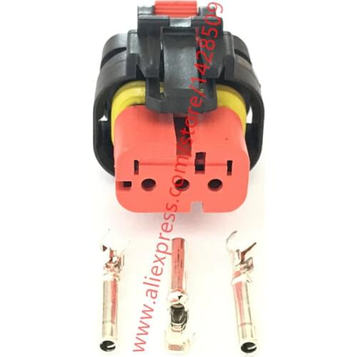 10 Sets 3 Pin 776523-1 Automotive Camshaft Sensor Plug Excavator Harness Connector