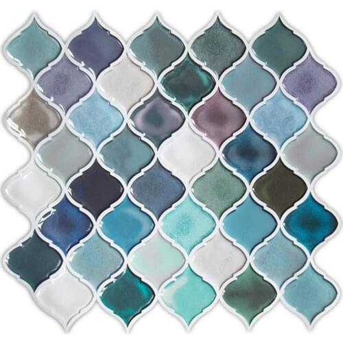 5-Piece Eco-friendly DIY wallpaper for home decoration backsplash kitchen oil-proof sticky tile 11''x10