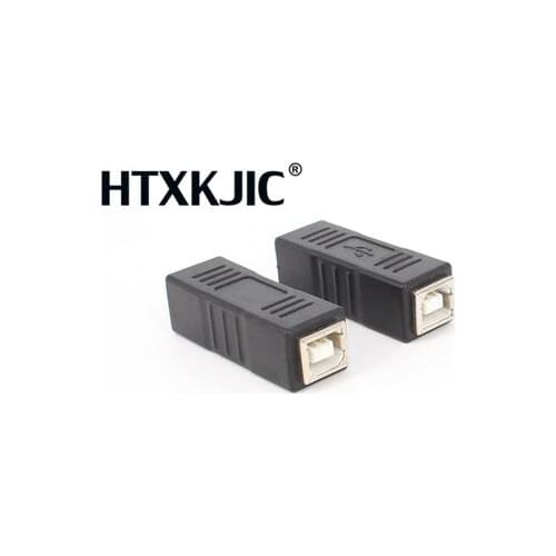 100pcs/lot USB 2.0 BF to BF Adapter Computer Cable Adapter
