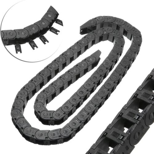 10x11mm 1M Nylon Cable Carrier Drag Chain Nested Wire Carriers Transmission Tank Chains Towline for CNC Router Machine Tools