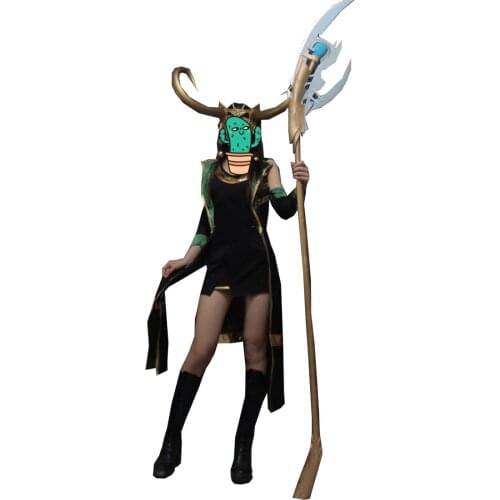 2019 Costume The Dark World Loki Cosplay Costume Halloween Carnival Costume Women Style