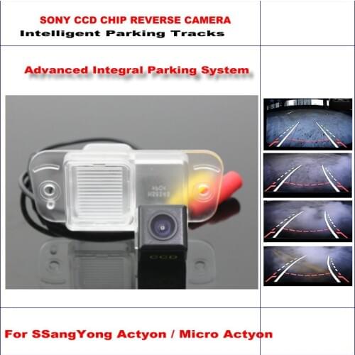 Car Back Camera For SSangYong Actyon/Micro 2006-2010 Rear View Dynamic Guidance Tragectory CAM