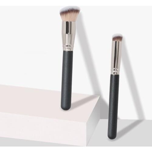 BANFI Matte Solid Handle Makeup Brushes Korean Soft Fiber Wool Cosmetics Foundation Concealer Professional Beauty Make Up Tools