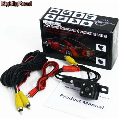 BigBigRoad Car Intelligent Dynamic Track Rear View Camera Backup Reversing Camera Night Vision For Lifan 720 waterproof