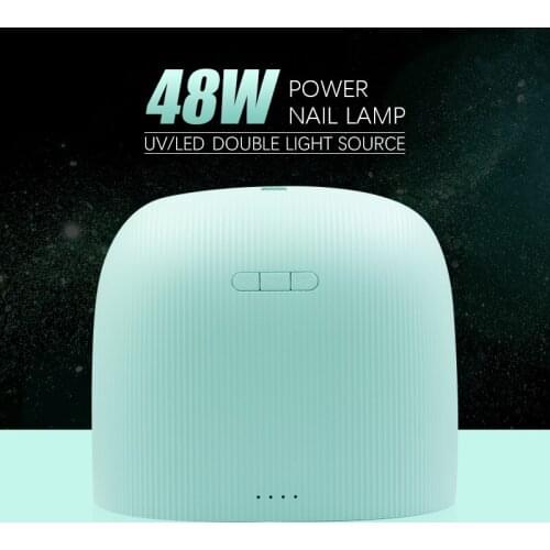 48W Quick Dry UV Nail Dryer LED Nail Lamp 30/60/90s Timer Nails Gel Polish Curing Lamp Manicure Tool Nail Art Equipment