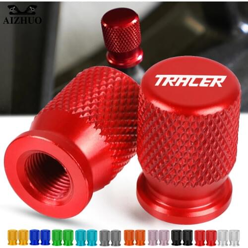 FOR YAMAHA FZ09 MT09 FJ-09 MT-09 TRACER 2014-2020 Motorcycle CNC Tire Valve Air Port Cover Caps TRACER900 ABS Tracer TRACER LOGO