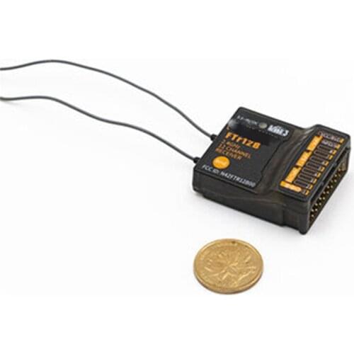 Two-Way Dual Antenna Receiver 12-CH Receiver Ftr12B Replacement Part for FLYSKY
