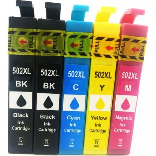 Einkshop For Epson T502 T502xl 502 XL E502XL ink cartridge Expression Home XP-5100 XP-5105 WorkForce WF-2860DWF WF-2865