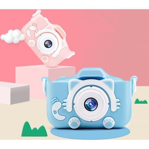2.0 inch Screen Mini Cartoon Kids Camera HD Digital 12MP Photo Children 1080P Camera For Kid Birthday Christmas boys girls Gift