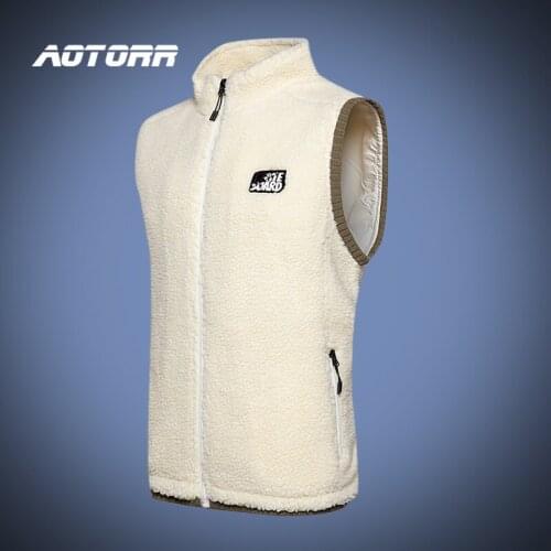 Men Lamb Cashmere Vest Jacket 2021 Winter Autumn Warm Sleeveless Coat Mens Windproof Waistcoat Male Thick Outwear men clothing