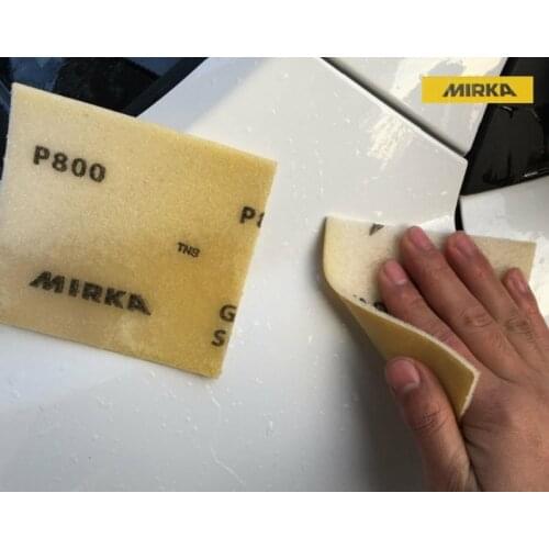 New 10pcs Car paint sandpaper Paint surface Grinding Tool Sponge Abrasive Sanding 115*125mm High Quality