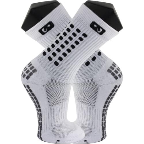 Fashion Men Women Autumn Winter Socks Compression Non Slip Cycling Running Basketball Thick Terry Crew Sport