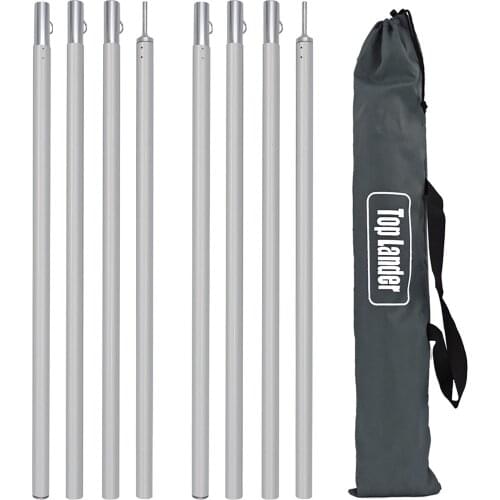 Camping Awning Pole Aluminium Alloy Awning Rod Accesorios Hiking Tarp Pole Sticks Tent Poles Camp Canopy Support Rods Appealing