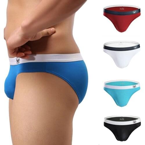 Low waist Sexy Mans Underwear Briefs Men Bikini Gay U Pouch Bikini Slip Brief for Male Panites