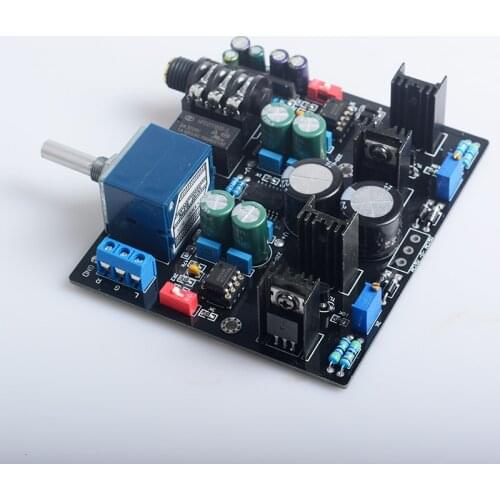 TPA6120A Audio Headphone Amplifier Board Assembled Amp Plate ALPS Tone Tuning AC 15V-0-15V 20HZ-20KHZ 32 Ohm -600 Ohm