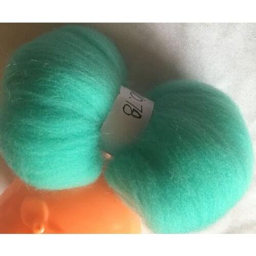 WFPFBEC 70s Australia COMBED 100% WOOL fiber merino diy wool for neddles felting wool roving 50g 100g 200g 300g 500g 1000g NO.78