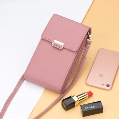 Small Crossbody Bags For Women Hand Bag PU leather Long Wallet Card Holder Purse Female Handbag MIni Shoulder Phone Bag